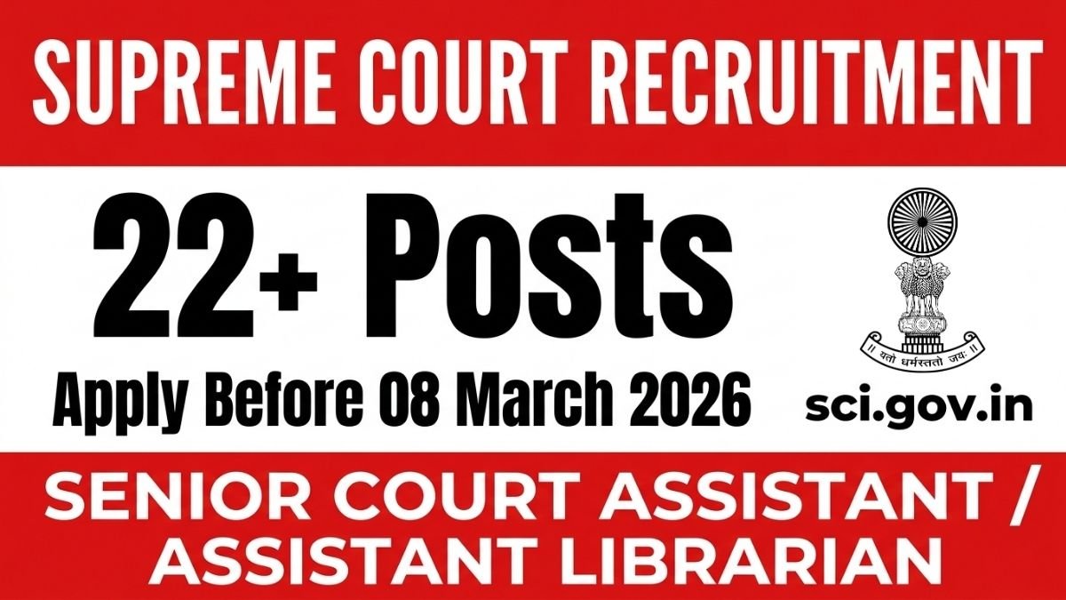 Supreme Court Recruitment 2026