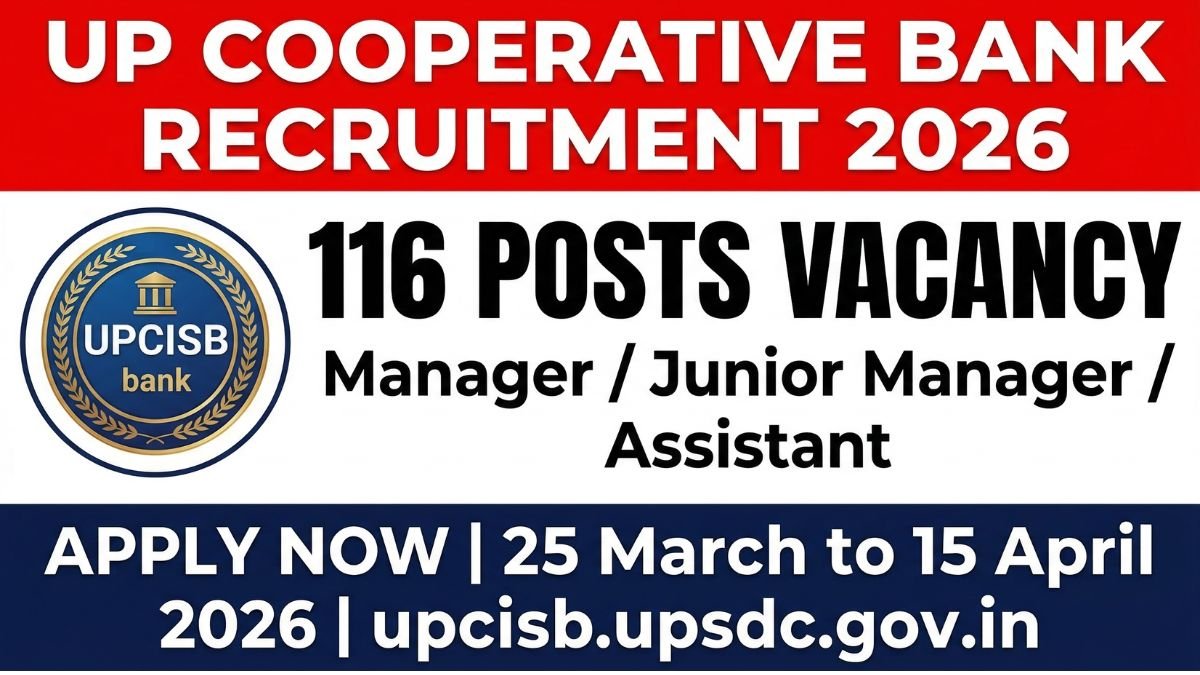 UP Cooperative Bank Recruitment 2026