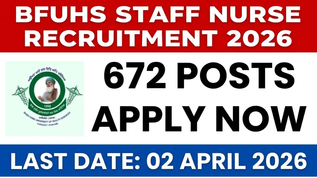 BFUHS Staff Nurse Recruitment 2026