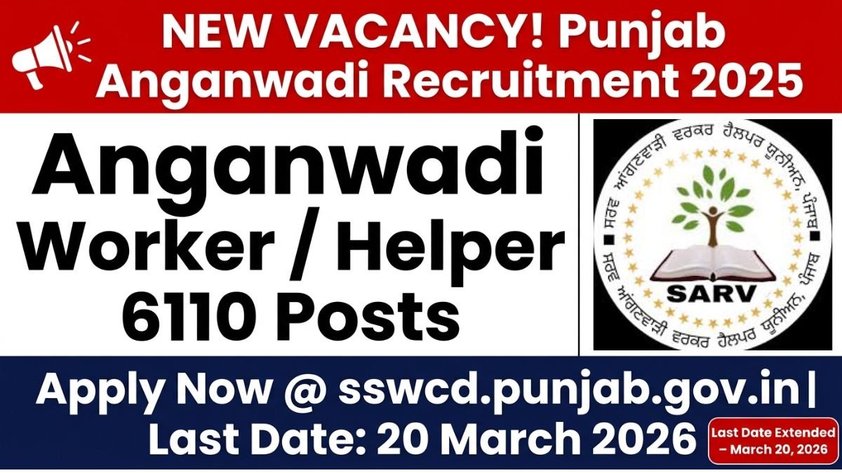 Punjab Anganwadi Recruitment 2025