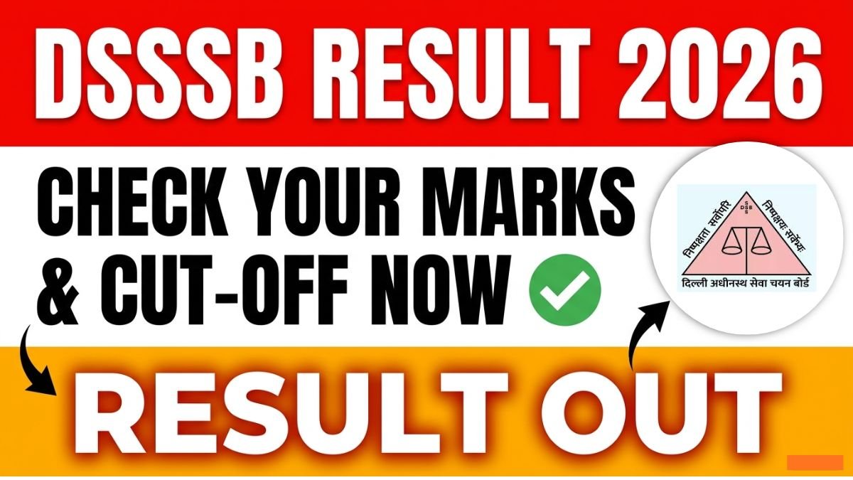 Check DSSSB Various Post Result 2026 with marks and cut-off scores. Get exam dates, salary, eligibility, selection process, and important links here.
