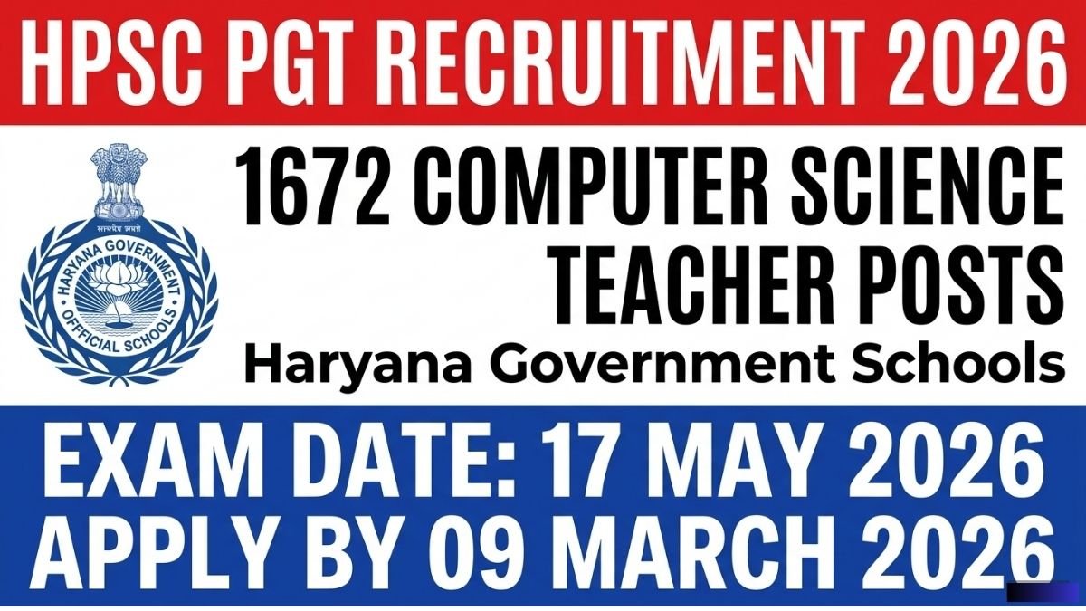 HPSC PGT Computer 1672 Posts Exam Date Released Check