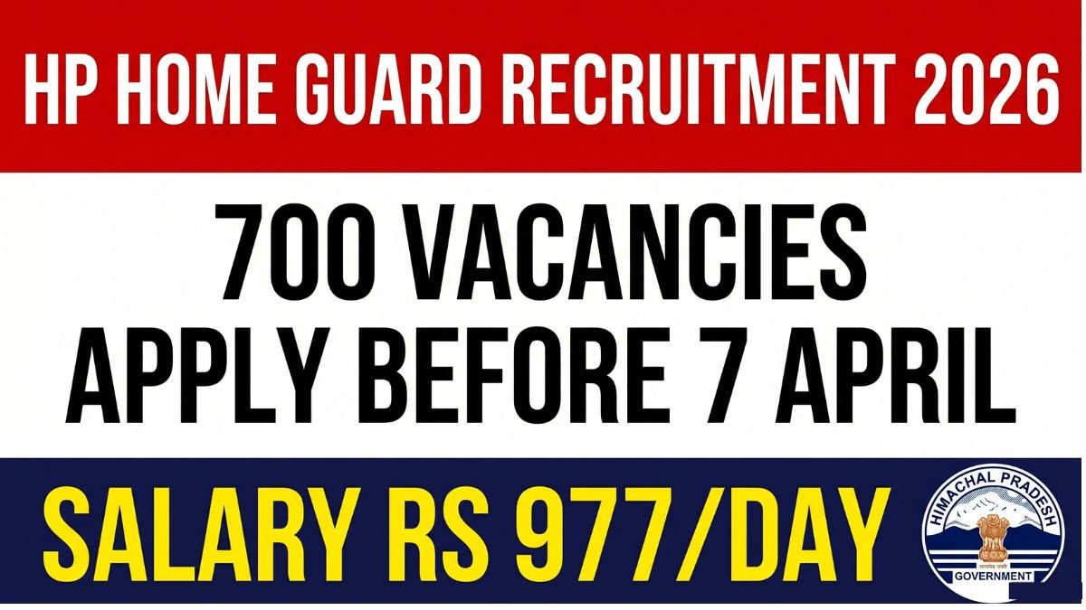 HP Home Guard Volunteers Recruitment 2026 Notification Released for 700 Vacancies