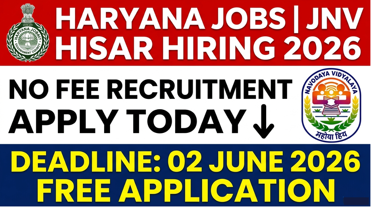 Apply for JNV Hisar Recruitment 2026 - Teaching & Non-Teaching Posts. Check vacancies, eligibility, age limit, salary, selection process & important dates.