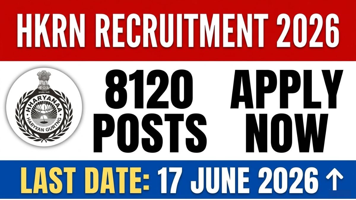 Apply online for HKRN Recruitment 2026 with 8120 posts including Power Press Operator, Welder, and more. Check eligibility, dates, salary, and application process here.