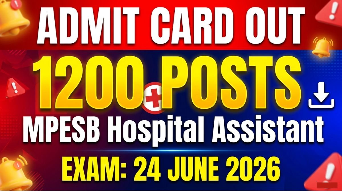MPESB Hospital Assistant Admit Card 2026 Out for 1200 Posts, Download Direct Link
