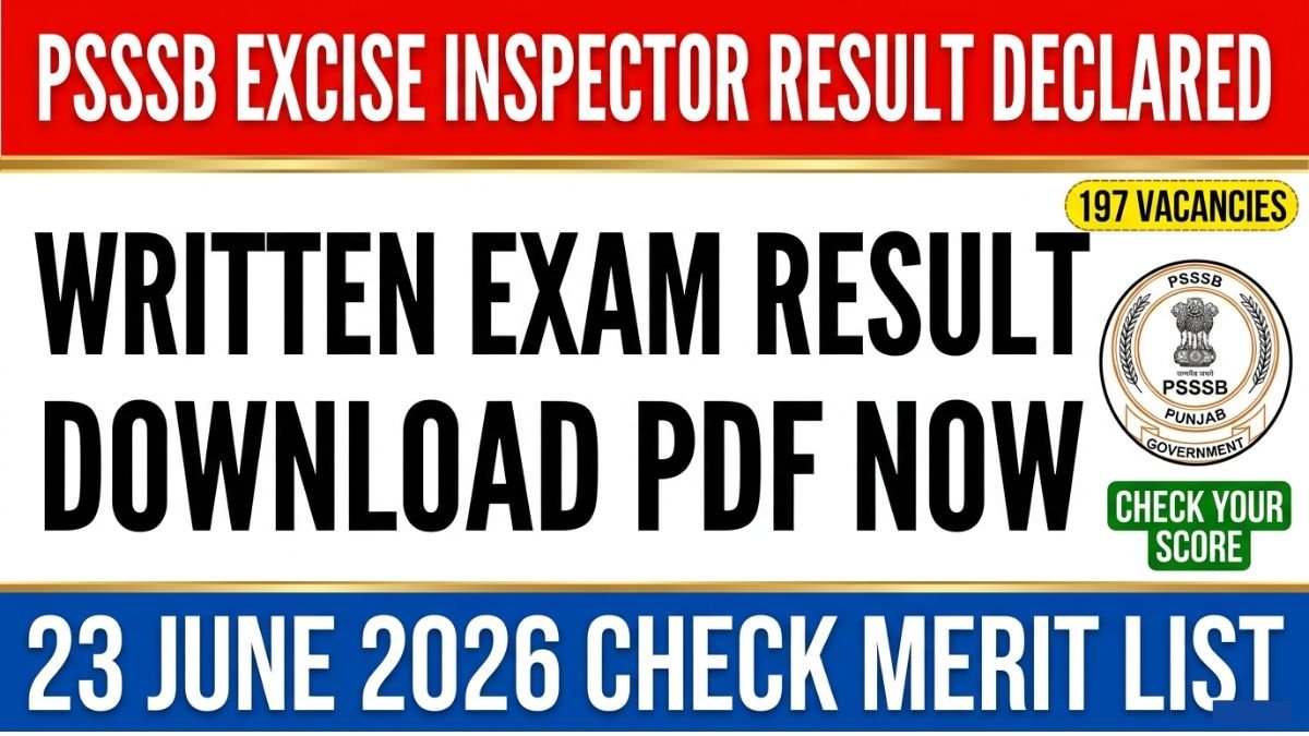 PSSSB Excise Inspector
