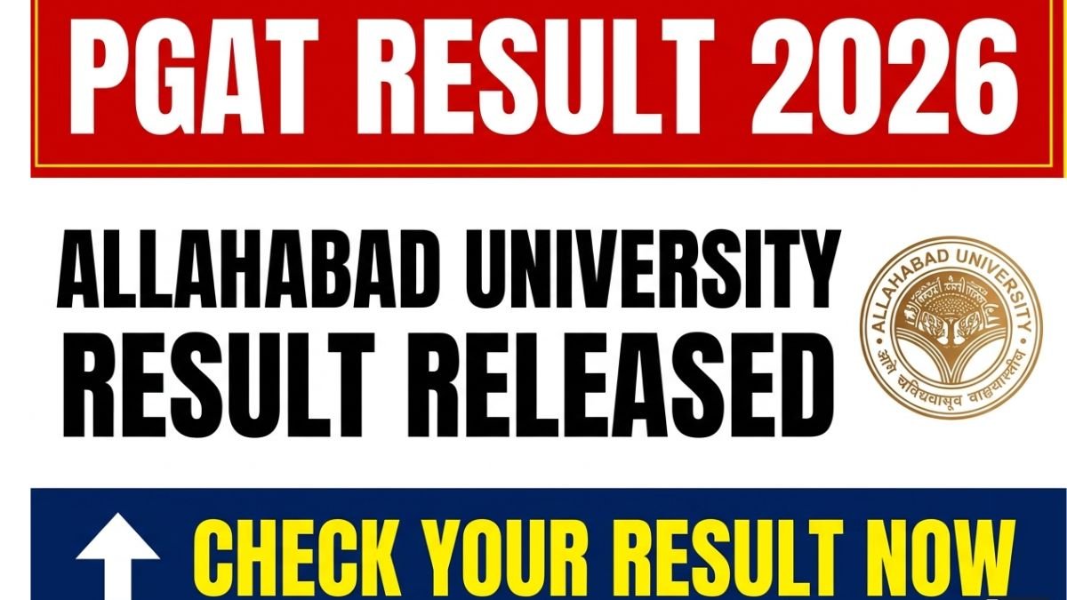 Check Allahabad University PGAT Result 2026 released on June 27, 2026. Download your result using application number and date of birth. Get admission updates and important dates here.