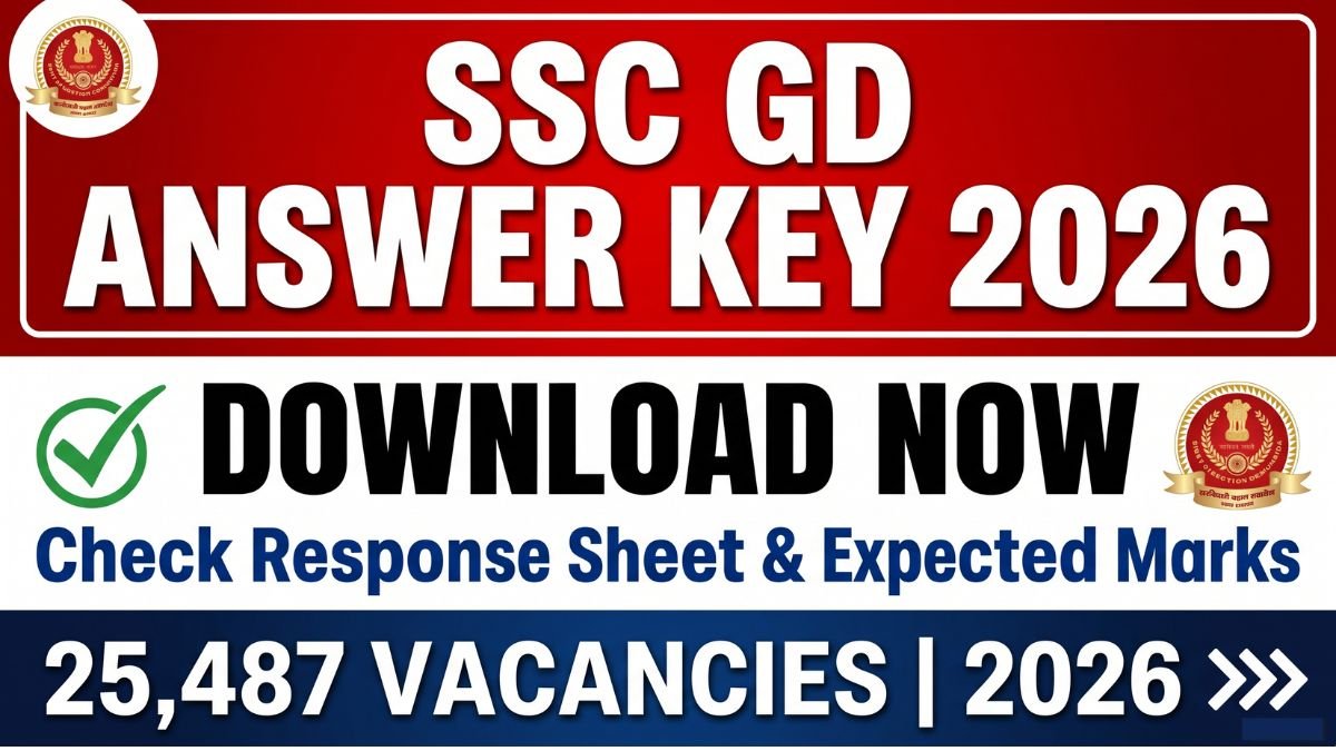 Download SSC GD Answer Key 2026 with response sheet from ssc.gov.in. Check expected marks, know the objection process, and prepare for Physical Efficiency Test. 25,487 vacancies.