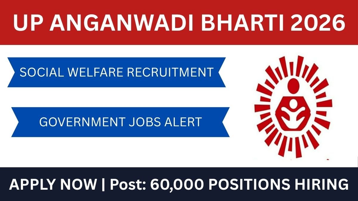 UP Anganwadi Bharti Recruitment 2026: 60000 Posts Open Now Apply